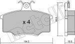 METELLI 22-0024-0 комплект тормозных колодок, дисковый тормоз на AUDI 80 (81, 85, B2)