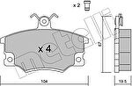 METELLI 22-0030-0 комплект тормозных колодок, дисковый тормоз на FIAT ARGENTA (132A)