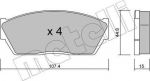 METELLI 22-0054-0 комплект тормозных колодок, дисковый тормоз на HONDA CIVIC III Hatchback (AL, AJ, AG, AH)