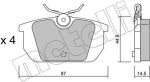 METELLI 22-0064-0 комплект тормозных колодок, дисковый тормоз на ALFA ROMEO 146 (930)