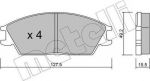METELLI 22-0081-0 комплект тормозных колодок, дисковый тормоз на HYUNDAI PONY седан (X-1)