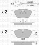 METELLI 22-0091-1K комплект тормозных колодок, дисковый тормоз на PORSCHE 928