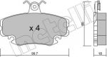 METELLI 22-0120-0 комплект тормозных колодок, дисковый тормоз на RENAULT LOGAN I универсал (KS_)