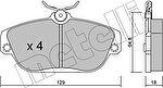 METELLI 22-0132-0 комплект тормозных колодок, дисковый тормоз на VOLVO 960 Kombi (965)