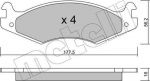 METELLI 22-0133-0 комплект тормозных колодок, дисковый тормоз на JEEP CJ5 - CJ8