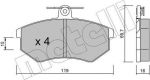 METELLI 22-0148-2 комплект тормозных колодок, дисковый тормоз на AUDI 80 (81, 85, B2)