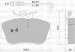 METELLI 22-0158-0K комплект тормозных колодок, дисковый тормоз на MERCEDES-BENZ C-CLASS универсал (S202)