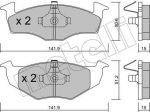 METELLI 22-0206-2 комплект тормозных колодок, дисковый тормоз на VW POLO Variant (6KV5)