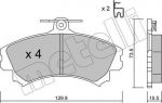 METELLI 22-0216-0 комплект тормозных колодок, дисковый тормоз на VOLVO V40 универсал (VW)