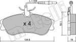 METELLI 22-0217-0 комплект тормозных колодок, дисковый тормоз на PEUGEOT PARTNER фургон (5)