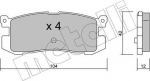 METELLI 22-0233-0 комплект тормозных колодок, дисковый тормоз на MAZDA 626 III Station Wagon (GV)