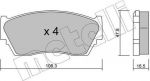 METELLI 22-0246-0 комплект тормозных колодок, дисковый тормоз на NISSAN SUNNY III Liftback (N14)