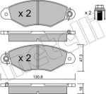 METELLI 22-0253-0 комплект тормозных колодок, дисковый тормоз на NISSAN KUBISTAR фургон (X80)