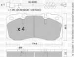 METELLI 22-0268-4K комплект тормозных колодок, дисковый тормоз на IVECO DAILY IV фургон/универсал