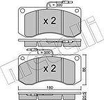 METELLI 22-0272-0 комплект тормозных колодок, дисковый тормоз на RENAULT TRUCKS Midliner