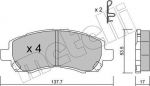METELLI 22-0295-0 комплект тормозных колодок, дисковый тормоз на SUBARU IMPREZA универсал (GF)