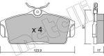 METELLI 22-0305-0 комплект тормозных колодок, дисковый тормоз на NISSAN PRIMERA Traveller (WP11)