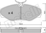METELLI 22-0338-2 Комплект тормозных колодок, диско
