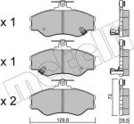 METELLI 22-0366-0 комплект тормозных колодок, дисковый тормоз на HYUNDAI H100 автобус (P)