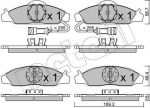METELLI 22-0368-0 комплект тормозных колодок, дисковый тормоз на SSANGYONG KORANDO (KJ)