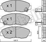 METELLI 22-0384-0 комплект тормозных колодок, дисковый тормоз на HONDA ACCORD IV (CB)