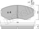 METELLI 22-0477-0 комплект тормозных колодок, дисковый тормоз на MAZDA MPV I (LV)