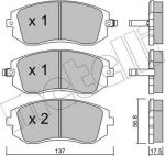 METELLI 22-0500-0 комплект тормозных колодок, дисковый тормоз на SUBARU FORESTER (SH)