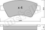 METELLI 22-0544-0 комплект тормозных колодок, дисковый тормоз на RENAULT MEGANE II седан (LM0/1_)