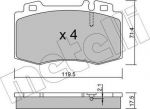 METELLI 22-0563-0 Комплект тормозных колодок, диско
