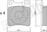 METELLI 22-0567-0 комплект тормозных колодок, дисковый тормоз на MERCEDES-BENZ S-CLASS (W140)