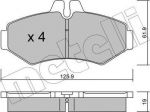 METELLI 22-0572-0 комплект тормозных колодок, дисковый тормоз на MERCEDES-BENZ G-CLASS (W463)