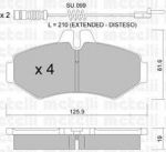 METELLI 22-0572-0K комплект тормозных колодок, дисковый тормоз на MERCEDES-BENZ G-CLASS (W463)