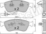 METELLI 22-0662-0 комплект тормозных колодок, дисковый тормоз на AUDI A8 (4E_)