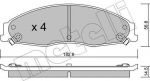 METELLI 22-0698-0 комплект тормозных колодок, дисковый тормоз на CADILLAC CTS