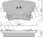 METELLI 22-0718-0 комплект тормозных колодок, дисковый тормоз на CHRYSLER 300 C (LX)