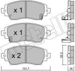 METELLI 22-0750-0 комплект тормозных колодок, дисковый тормоз на TOYOTA COROLLA Compact (_E11_)