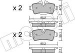 METELLI 22-0769-0 комплект тормозных колодок, дисковый тормоз на MINI MINI Roadster (R59)