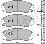 METELLI 22-0785-0 комплект тормозных колодок, дисковый тормоз на HYUNDAI H-1 Cargo (TQ)