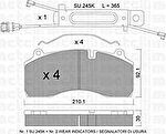 METELLI 22-0807-0K комплект тормозных колодок, дисковый тормоз на RENAULT TRUCKS Midlum
