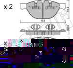 METELLI 22-0823-0 комплект тормозных колодок, дисковый тормоз на X6 (E71, E72)