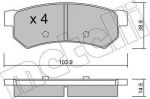 METELLI 22-0846-0 комплект тормозных колодок, дисковый тормоз на CHEVROLET LACETTI (J200)