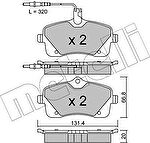 METELLI 22-0853-0 комплект тормозных колодок, дисковый тормоз на PEUGEOT 407 (6D_)