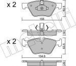 METELLI 22-0917-0 комплект тормозных колодок, дисковый тормоз на 5 (F10, F18)
