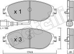 METELLI 22-0952-0 комплект тормозных колодок, дисковый тормоз на SEAT ALHAMBRA (710, 711)