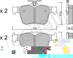 METELLI 22-0981-0 комплект тормозных колодок, дисковый тормоз на SKODA SUPERB универсал (3V5)