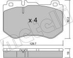 METELLI 22-1018-0 комплект тормозных колодок, дисковый тормоз на MERCEDES-BENZ C-CLASS (W205)