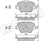 METELLI 22-1037-0 комплект тормозных колодок, дисковый тормоз на 2 Active Tourer (F45)