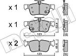 METELLI 22-1040-0 комплект тормозных колодок, дисковый тормоз на FORD MONDEO V седан