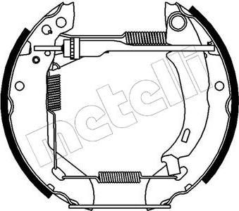 METELLI 51-0039 комплект тормозных колодок на PEUGEOT 205 II (20A/C)