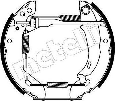 METELLI 51-0040 комплект тормозных колодок на PEUGEOT 205 I (741A/C)